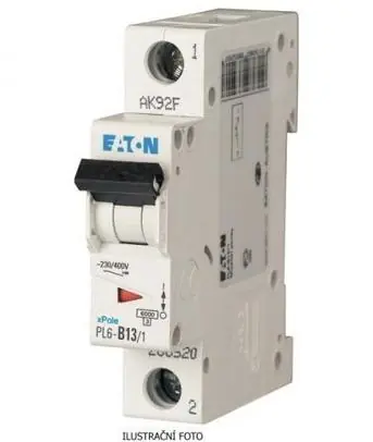 Rychlé Dodání Jistič EATON PL6-13/C/1 6kA 286532