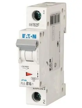 Sezónní Sleva Jistič EATON PL6-16/B/1 6kA 286521