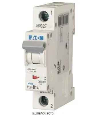 Nejlepší Volba Jistič EATON PL6-16/C/1 6kA 286533