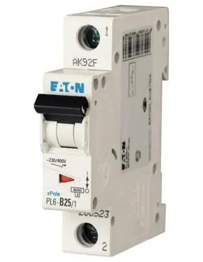 Výhodná Nabídka Jistič EATON PL6-25/B/1 6kA 286523