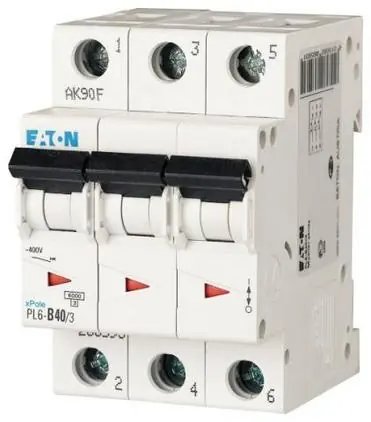 Levný Jistič EATON PL6-40/B/3 6kA 286593