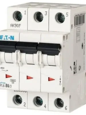 Časově Omezené Jistič EATON PL6-6/B/3 6kA 286586