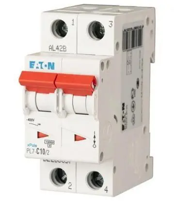 Víkendová Akce Jistič EATON PL7-10/C/2 10kA 263357