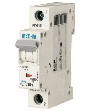 Originální Jistič EATON PL7-16/C/1 10kA 262704