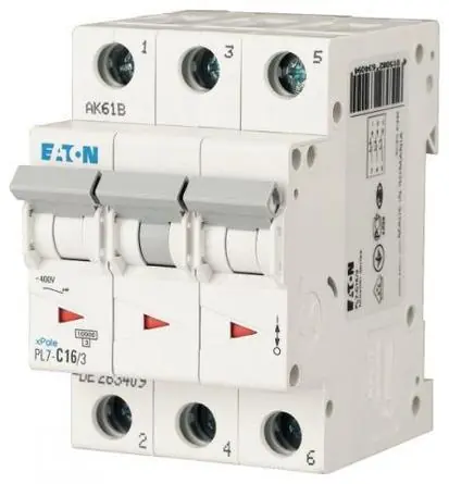 Jistič EATON PL7-16/C/3 10kA 263409 Pouze Dnes