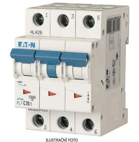 Jistič EATON PL7-20/D/3 10kA 263422 Sleva