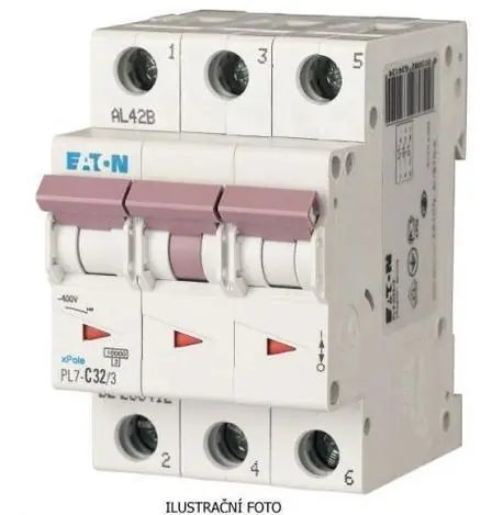 Jistič EATON PL7-32/D/3 10kA 263424 Expresní Doručení
