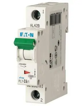 Jistič EATON PL7-6/C/1 10kA 262701 Poslední Šance