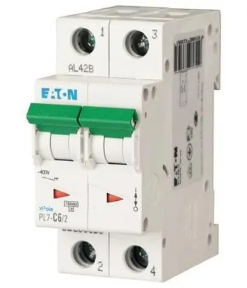 Jistič EATON PL7-6/C/2 10kA 263356 Originální