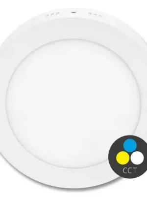 Akční Cena ECOPLANET SVÍTIDLO LADA 2 3000/4000/6000K 1550LM 18W PŘISAZ. KRUH 18W LED-CSL-CCT/18W/BI