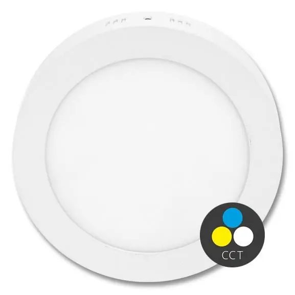 Akční Cena ECOPLANET SVÍTIDLO LADA 2 3000/4000/6000K 1550LM 18W PŘISAZ. KRUH 18W LED-CSL-CCT/18W/BI