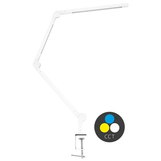 Aktuální Stolní LED lampa Ecoplanet SPACE 8W+11W 700lm CCT bílá LU19WT-BI