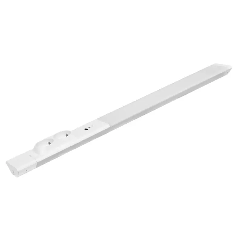 ECOPLANET SVÍTIDLO LED TL3191-LED18W 4000K 2350LM 60CM 2X ZÁSUVKA, 2X USB BÍLÁ IP20 Nízká Cena