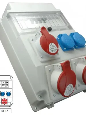 Expresní Doručení Zásuvková rozvodnice ROS 11/I-17 1x3253+2x1653+2x230V, jištěná, IP54