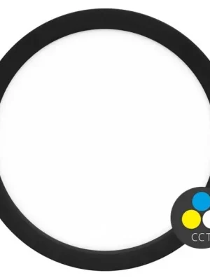 Ihned K Objednání ECOPLANET SVÍTIDLO LED WPCB2-18W/CR SMD KRUH 22,5CM 6/12/18W CCT 1880LM ČERNÁ