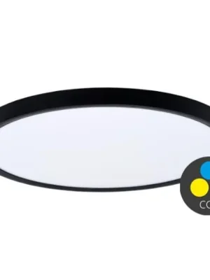 Sleva ECO SVÍTIDLO LED KRUH 32W 40CM CCT 3840LM IP40 ČERNÝ LEM, W007-CCT/32W/CR