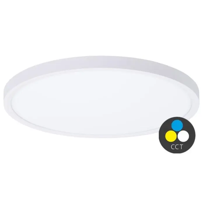 Cenová Bomba Stropní svítidlo ECOPLANET SALY 50W 6000lm CCT IP40 kruh 60cm bílý lem W007-CCT/50W/BI
