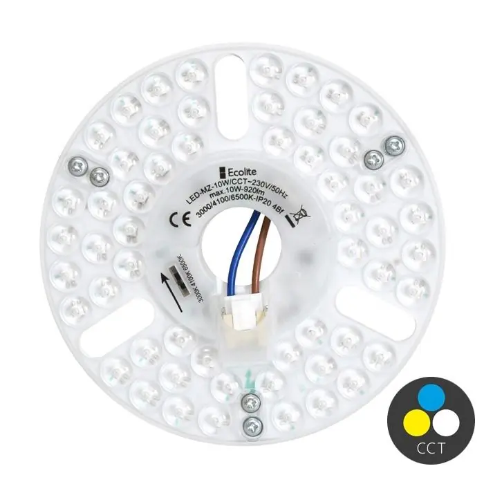 Nízká Cena Magnetický LED modul do svítidla kruh 13cm Ecolite 10W 920lm CCT (3000–6000K) IP20