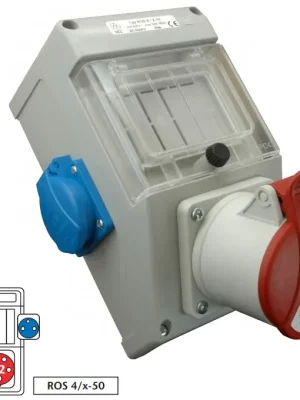 Kup Teď Minizásuvková rozvodnice ROS 4/X-50 nejištěná 1x3243+2x230V, IP44