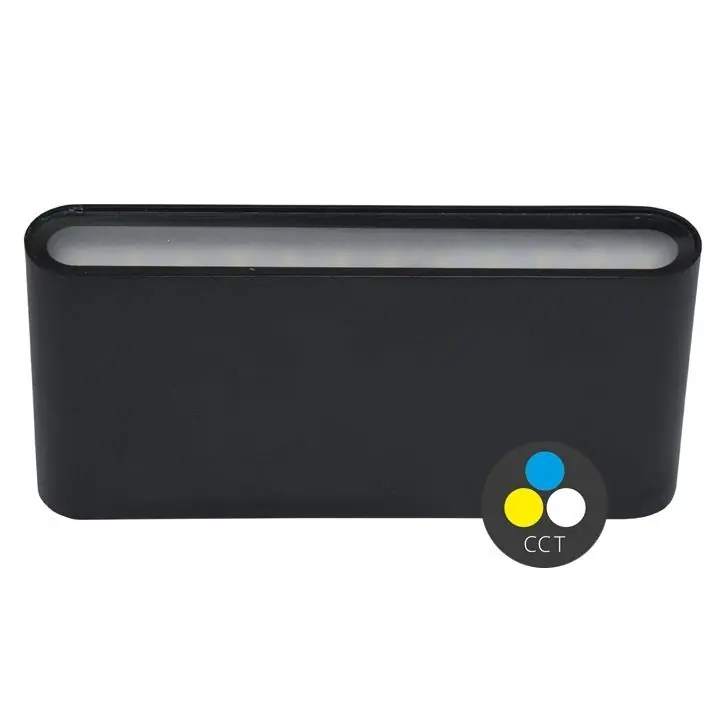 Pouze Dnes Fasádní svítidlo ECOPLANET BRICK 2x6W 800lm CCT IP65 černé ZFP12-CR