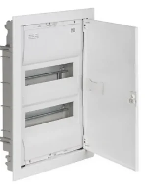 Oblíbený Rozvaděč pod omítku SEZ C-BOX MSF 28 s kovovými dvířky, IP30, 24+4 modulů, 478x358x94mm