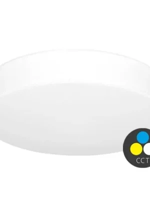 Oblíbený Stropní LED svítidlo ECOPLANET MAKARON kruh 24W 2040lm CCT IP44 bílá WML300-CCT/24W/BI
