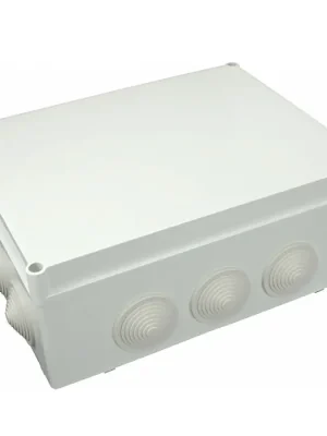 Vysoce Kvalitní Krabice S-BOX 606 SK, 300x220x120mm + průchodky, IP55