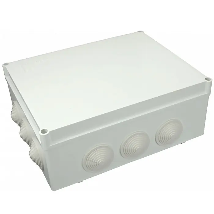 Vysoce Kvalitní Krabice S-BOX 606 SK, 300x220x120mm + průchodky, IP55