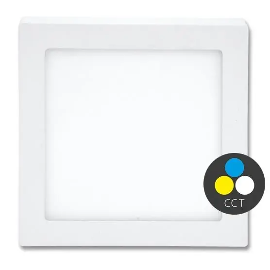 Tovární Cena Přisazené svítidlo ECOPLANET RAFA 2 17x17cm 12W 960lm CCT IP20 LED-CSQ-CCT/12W/BI