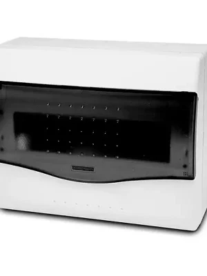 FAM Rozvodnice NUOVA 3608 IP40, 8mod., na omítku, průhl. dveře, 195x238x100mm Cenová Bomba