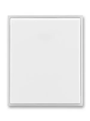 ABB 3558E-A00651 01 Element Kryt spínače jednoduchý, bílá/ledová bílá Značkový