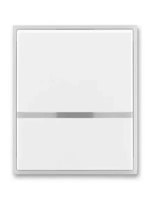 ABB 3558E-A00653 01 Element Kryt spínače jednoduchý, s průzorem, bílá/ledová bílá Originální