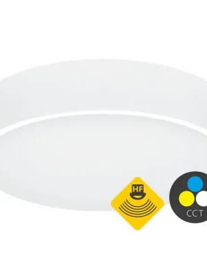 Dokud Zásoby Vydrží ECOPLANET SVÍTIDLO LED 25W CCT 2750LM IP65 VČ. HF SENZ. BÍLÁ WMAT350/HF-25W/BI