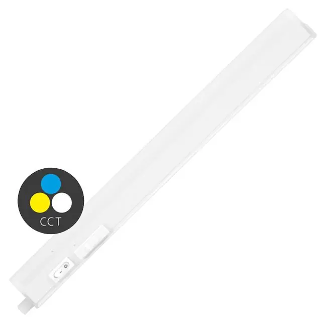 ECOPLANET SVÍTIDLO LED KUCHYŇSKÉ SLICK 18W 2160LM 3000-6500K 117CM IP20 BÍLÁ TL2001-CCT/18W Ihned K Objednání