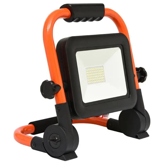 ECOPLANET SVÍTIDLO LED REFLEKTOR S PODSTAVCEM AKU 30W 1800LM RMLED-30W/ORA/AKU Expresní Doručení