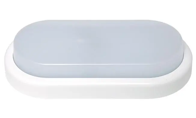 Dokud Zásoby Vydrží ECOPLANET SVÍTIDLO LED TECH. OVAL 12W 4000K 940LM IP54 BÍLÝ LED-BL12W-BI