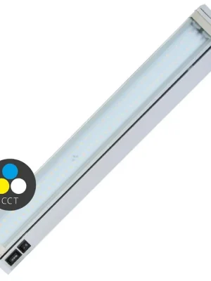 Značkový ECOPLANET SVÍTIDLO LED TL2016-CCT KUCHYŇSKÉ GANYS SMD 15W 1200LM 3000-6500K 92CM STŘÍBRNÁ TL2016-CCT/15W