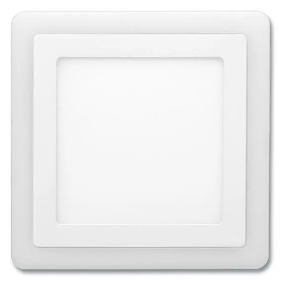 ECOPLANET SVÍTIDLO SMD HRAN. DVOJBAREV. 19,5X19,5CM 12W+4W 4000K+2700K IP20 800LM LED-DUO-S12W Kup Teď