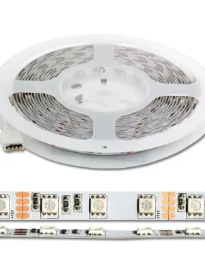 Objednat Nyní ECOPLANET SET DX-SMD5050-RGB/5M LED PÁSEK VČ. ADPT. 60XSMD/M 5M 14,4W/M IP20 OVL.