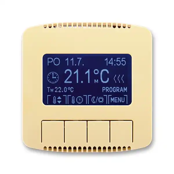 Super Cena ABB Tango termostat pokojový béžový 3292A-A10301 D programovatelný