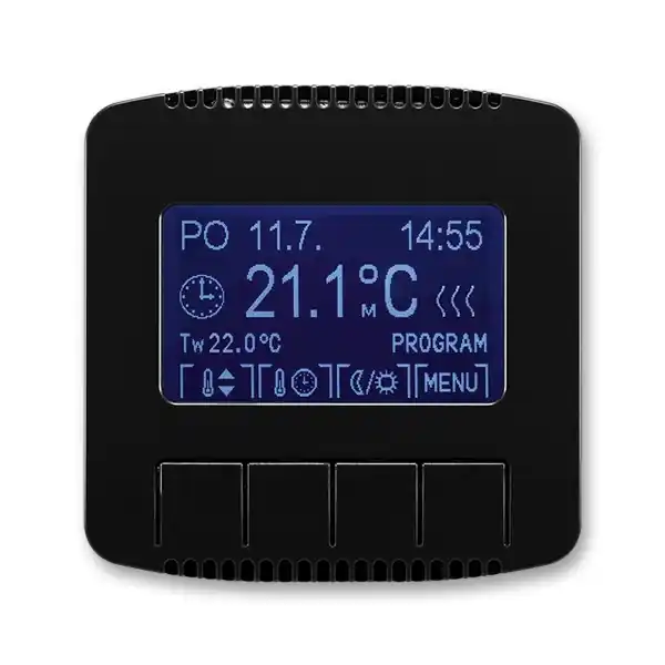 ABB Tango termostat pokojový černý 3292A-A10301 N programovatelný Expresní Doručení