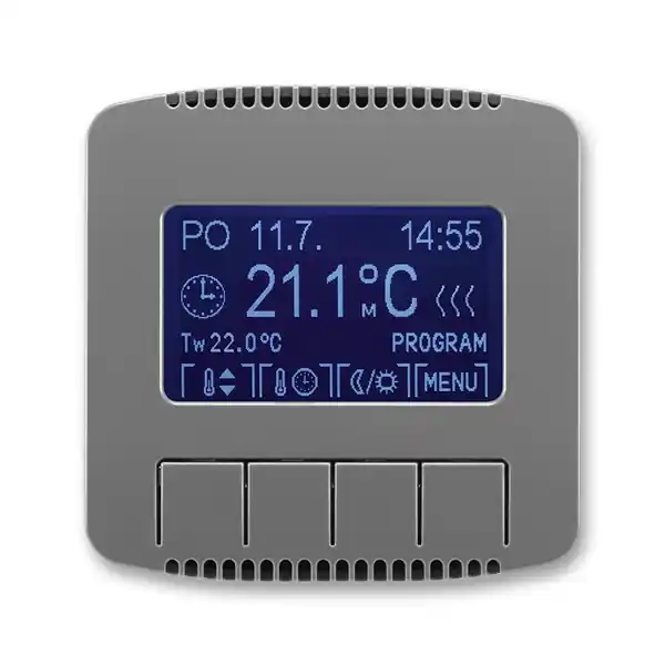 ABB Tango termostat pokojový kouřově šedý 3292A-A10301 S2 programovatelný Must-Have
