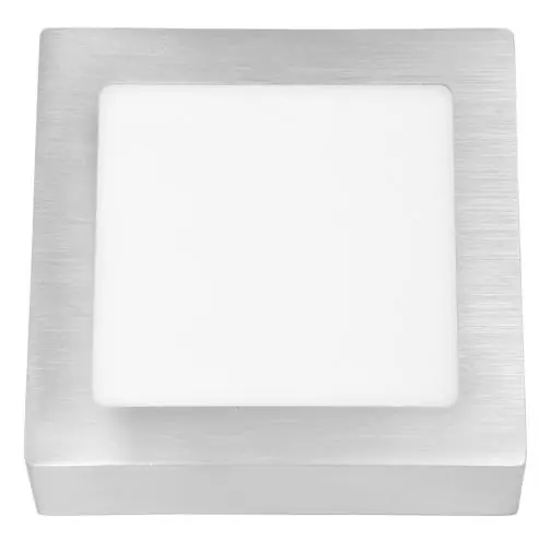 ECOPLANET SVÍTIDLO SMD LED-CSQ-12W/41/CHR 12W 4100K IP20 880LM 17X17CM ČTVEREC PŘISAZ BROUŠ. HLI Speciální Cena