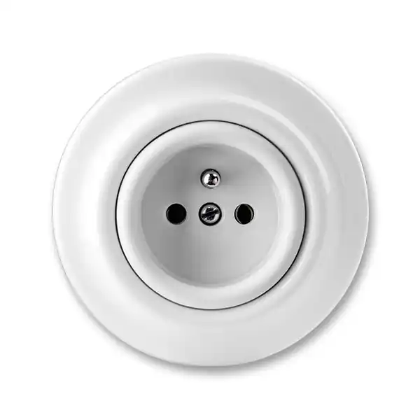 Ihned K Objednání ABB Decento zásuvka bílá-porcelán 6619K-C06347