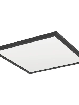 Rychlé Dodání Stropní svítidlo EGLO ROVITO-R 17,6W 2400lm 2700-6500K IP44 čtverec černá 901456