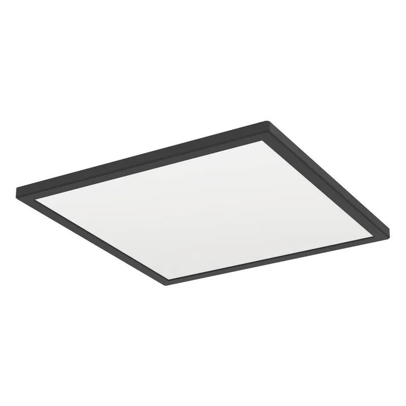 Rychlé Dodání Stropní svítidlo EGLO ROVITO-R 17,6W 2400lm 2700-6500K IP44 čtverec černá 901456