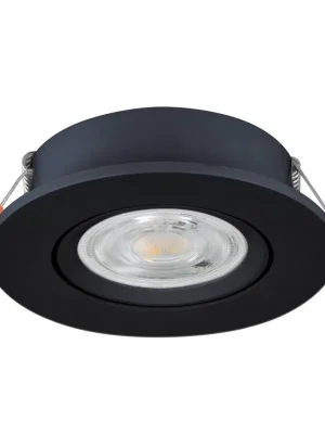 Sleva EGLO SVÍTIDLO 902264 BARRANCO 450LM 2700K, 4000K, 6500K 1X4,5W VESTAVNÉ ČERNÉ
