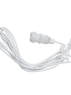 Kabel EGLO BASIC E14 3,5m IP20 bílá 410459 Akce