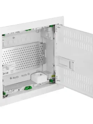 Multimediální rozvodnice SEZ C-BOX MSF 14M podomítková IP30, perforovaná dvířka, 329x358x94mm Víkendová Akce