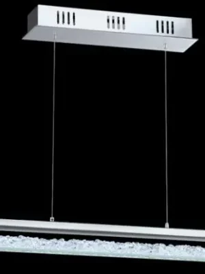 CARDITO 1 93626, LED ZÁVĚSNÉ SVÍTIDLO, CHROM/KŘIŠŤÁL, STMÍVATELNÉ 2700-5000K Autentický